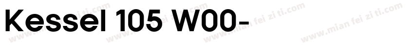 Kessel 105 W00字体转换
